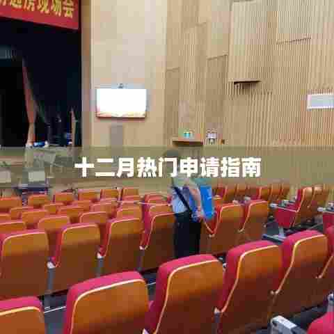 十二月热门申请指南全解析