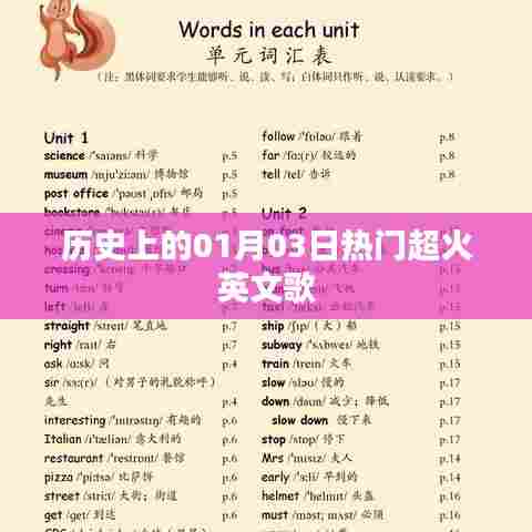 一月三日超火英文歌曲历史回顾