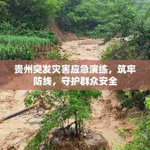 贵州突发灾害应急演练，筑牢防线，守护群众安全