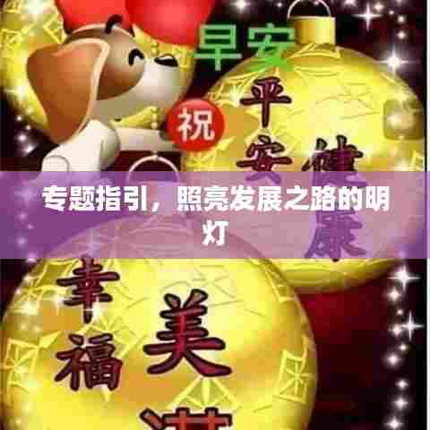 专题指引，照亮发展之路的明灯