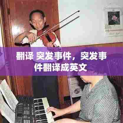 翻译 突发事件，突发事件翻译成英文 