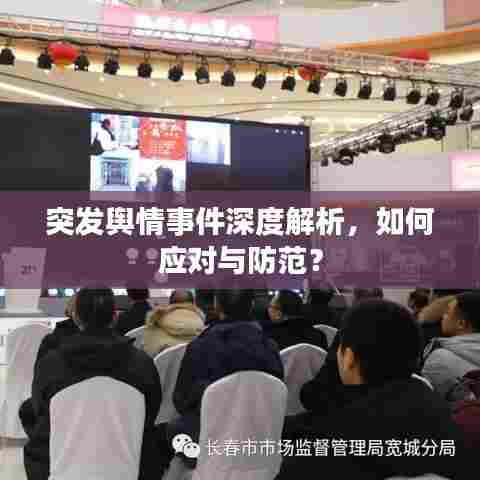 突发舆情事件深度解析，如何应对与防范？