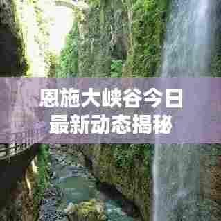恩施大峡谷今日最新动态揭秘