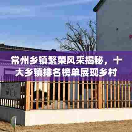 常州乡镇繁荣风采揭秘，十大乡镇排名榜单展现乡村新面貌