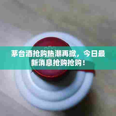 茅台酒抢购热潮再掀，今日最新消息抢购抢购！