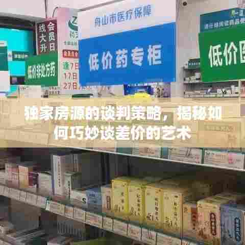 独家房源的谈判策略，揭秘如何巧妙谈差价的艺术