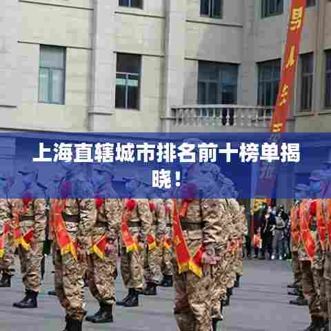 上海直辖城市排名前十榜单揭晓！