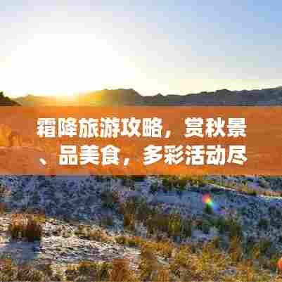 霜降旅游攻略，赏秋景、品美食，多彩活动尽享其中