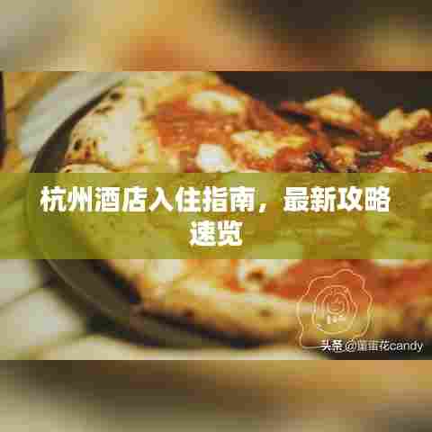 杭州酒店入住指南，最新攻略速览
