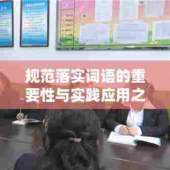 规范落实词语的重要性与实践应用之道