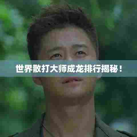 世界散打大师成龙排行揭秘！