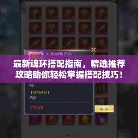 最新魂环搭配指南，精选推荐攻略助你轻松掌握搭配技巧！