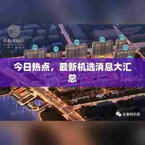 今日热点，最新机选消息大汇总