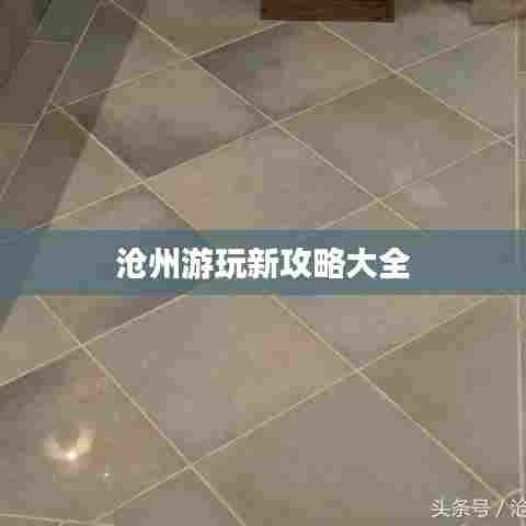 沧州游玩新攻略大全