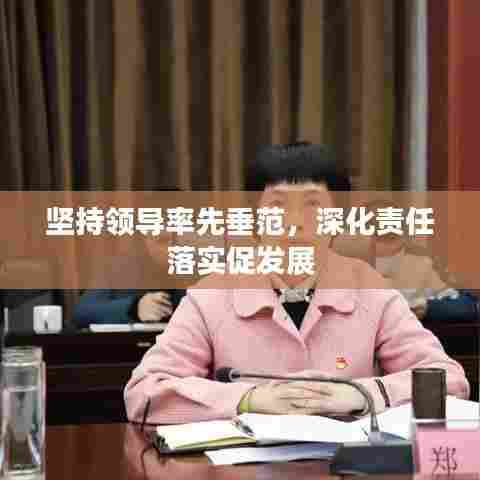 坚持领导率先垂范，深化责任落实促发展