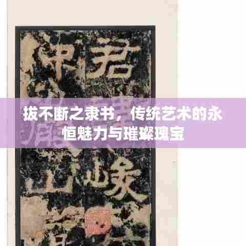 拔不断之隶书，传统艺术的永恒魅力与璀璨瑰宝