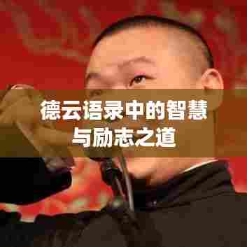 德云语录中的智慧与励志之道