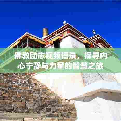 佛教励志视频语录，探寻内心宁静与力量的智慧之旅