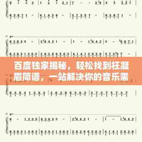 百度独家揭秘，轻松找到枉凝眉简谱，一站解决你的音乐需求！