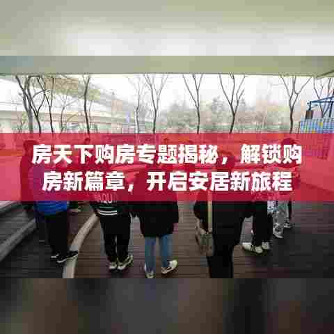 房天下购房专题揭秘，解锁购房新篇章，开启安居新旅程