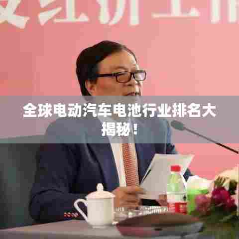 全球电动汽车电池行业排名大揭秘！