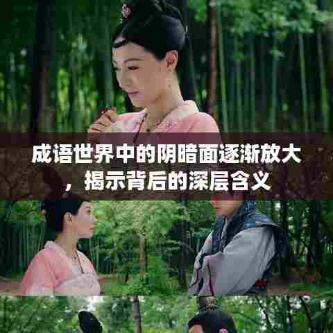 成语世界中的阴暗面逐渐放大，揭示背后的深层含义