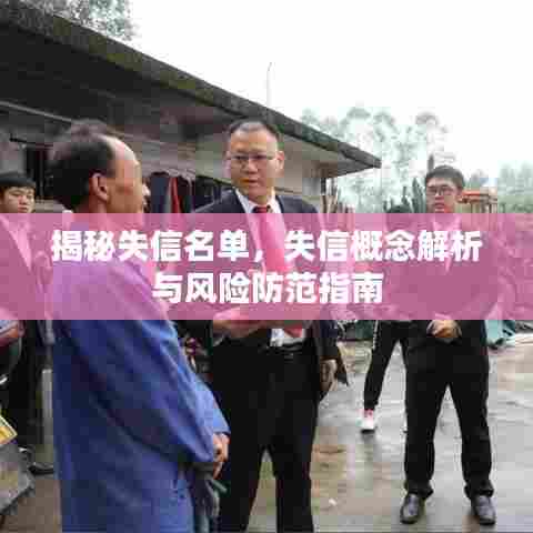 揭秘失信名单，失信概念解析与风险防范指南