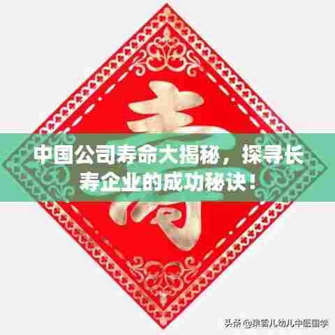 中国公司寿命大揭秘，探寻长寿企业的成功秘诀！