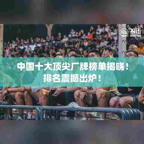 中国十大顶尖厂牌榜单揭晓！排名震撼出炉！